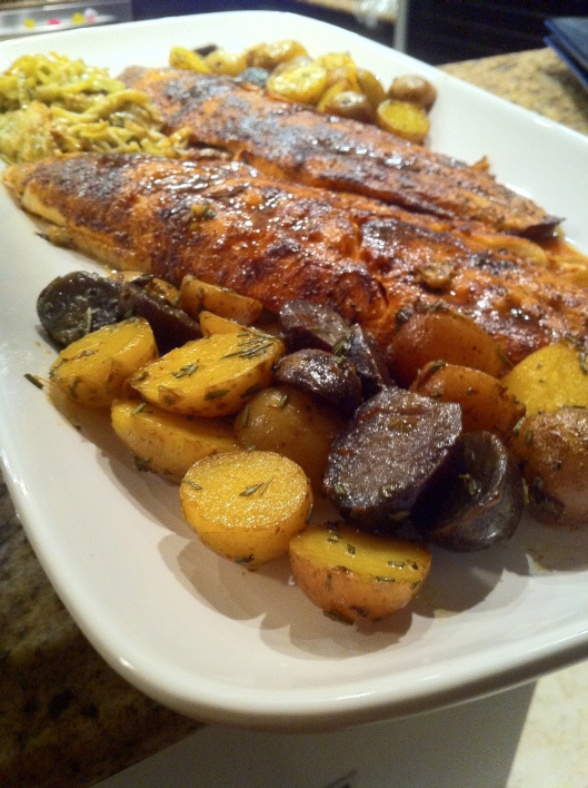 Honey and Chile Charred Arctic Char
